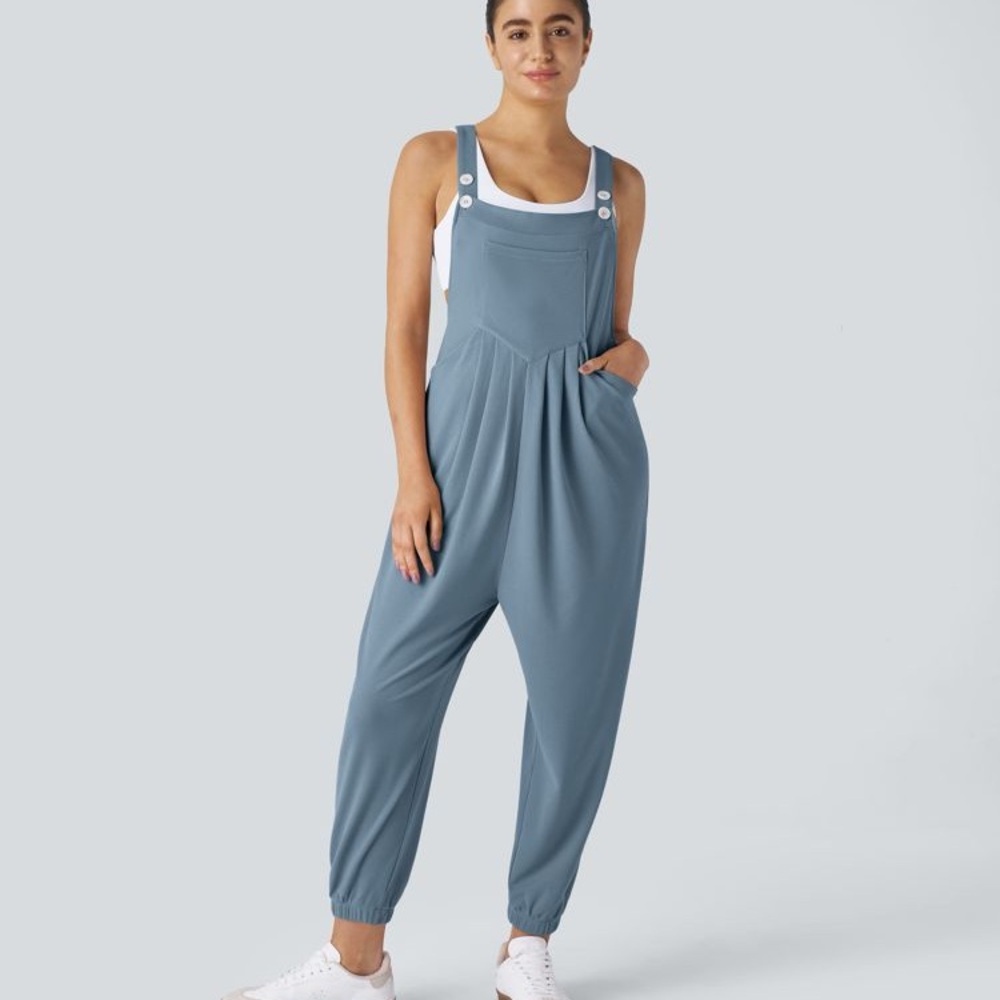 Light Blue Casual Women’s Jumpsuit Overalls